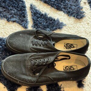 Black Vans Canvas